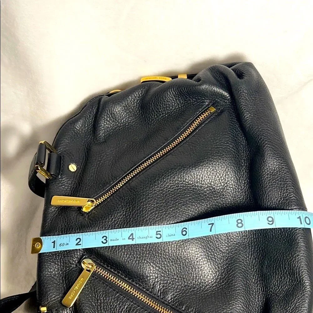 Michael Kors Portland Black Leather Satchel - Picture 13 of 16